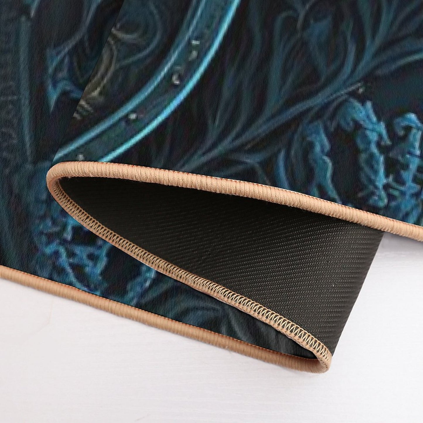 Blue Eagle with Sword & Shield  Non-Slip Bath Mat