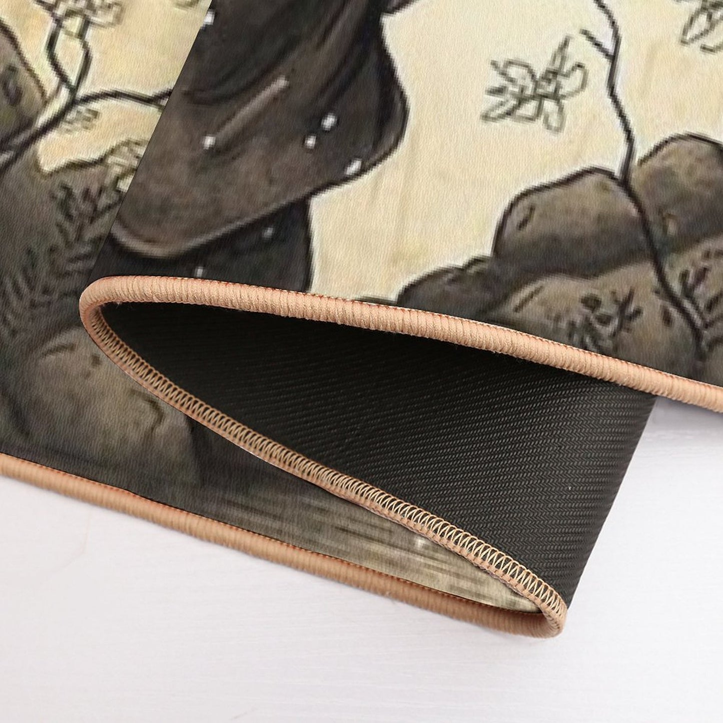 Rainy Day Frog  Repositionable Bath Mat