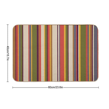 Fourth Doctor Scarf - Series 12  Easy Maintenance Bath Mat