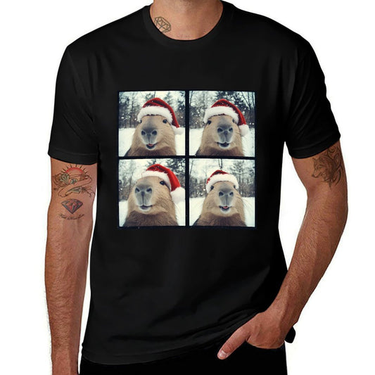 Capybara Christmas  Vintage-inspired T-Shirt