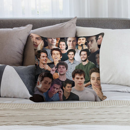Dylan O’Brien Collage Soft Gift Ready Throw Pillow