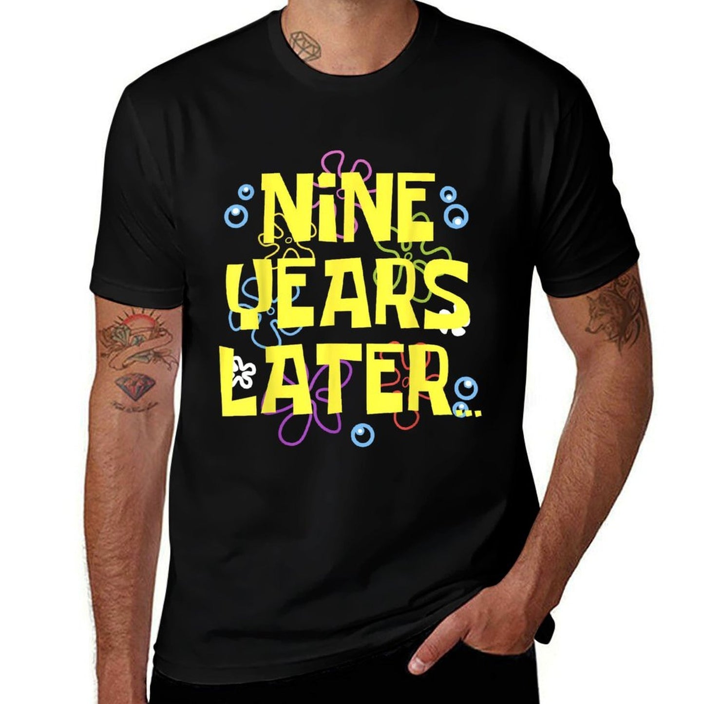 9 NINE YEARS LATER 9 Year Old Birthday Gifts for Girls Boy  Classic T-Shirt