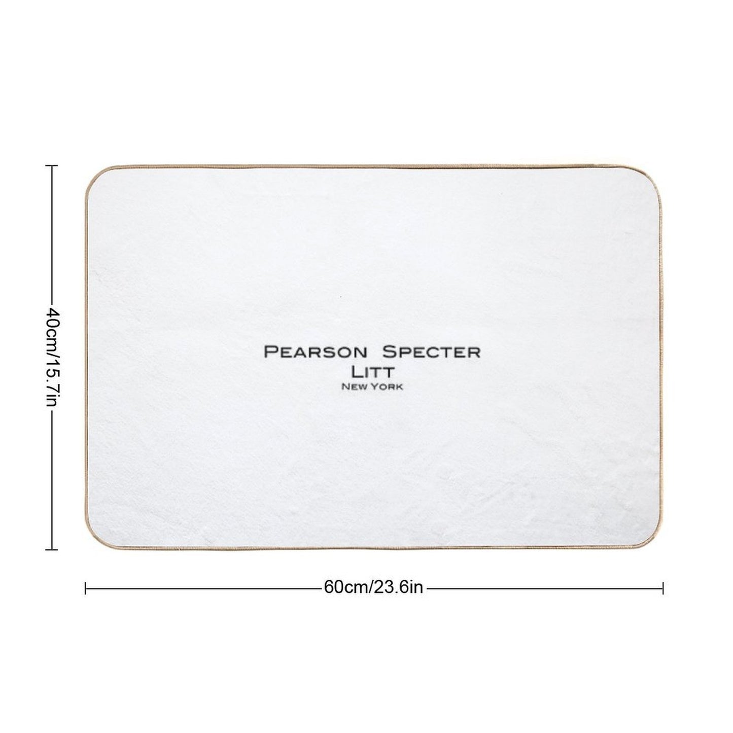 Suits Pearson Specter Litt Logo  Odorless Bath Mat