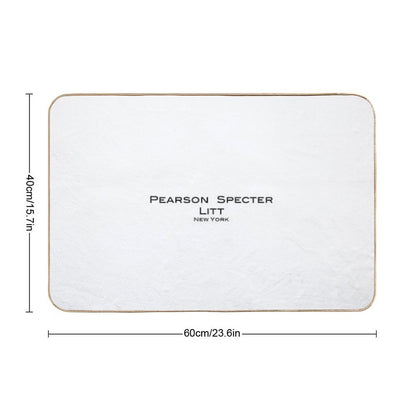 Suits Pearson Specter Litt Logo  Odorless Bath Mat