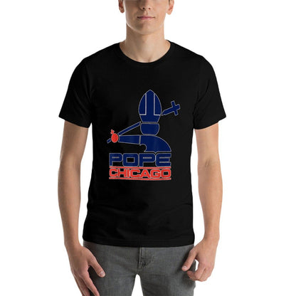 Pope Leo XIV Pope Chicago Tagless Design T-Shirt