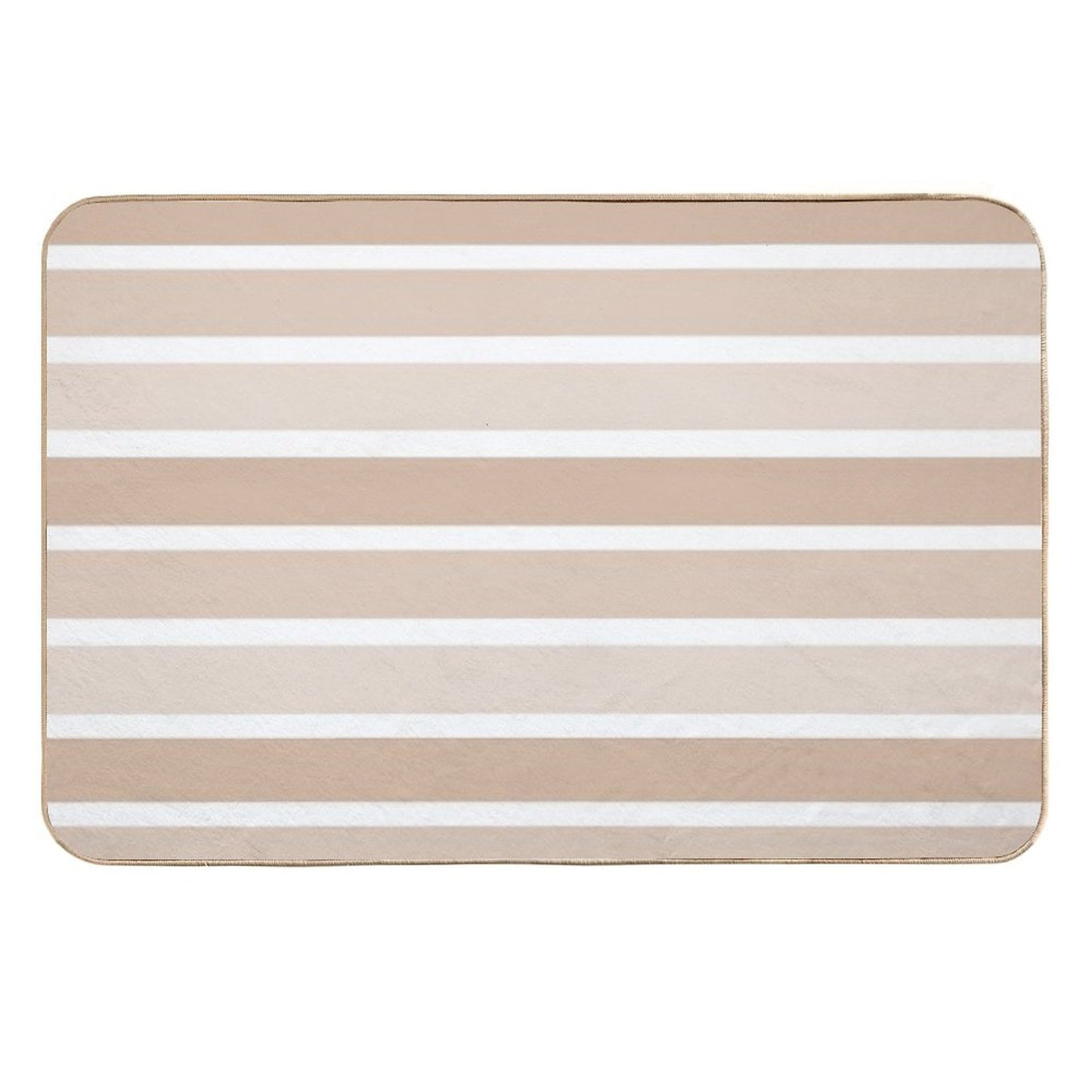 Nude Color Lines  Repositionable Bath Mat