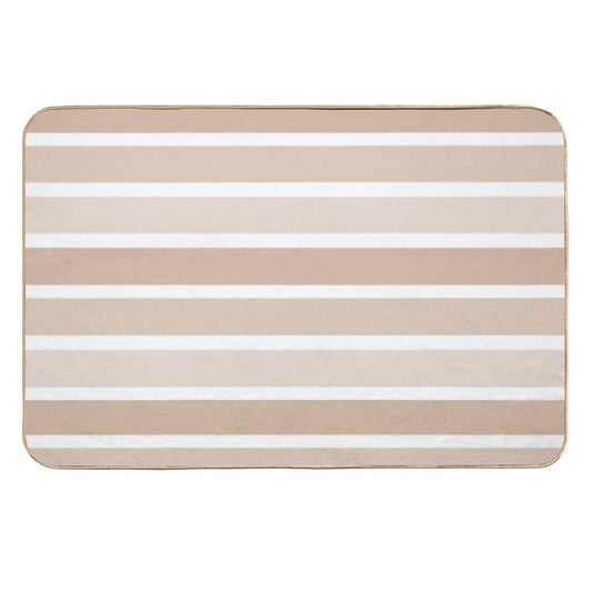 Nude Color Lines  Repositionable Bath Mat