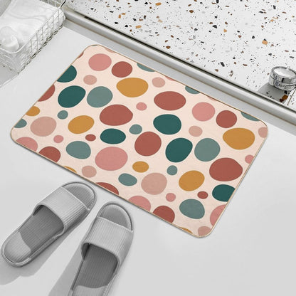 Cheetah Pattern 02 - Horizon Palette  Anti-Trip Bath Mat
