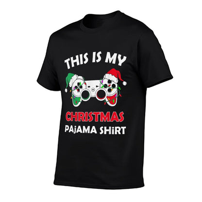 Merry This Is My Christmas Pamaja Gamer Xmas Game Gaming Tee  Moisture-wicking T-Shirt