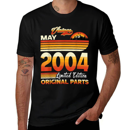 21 Years Old Retro Vintage May 2004 Funny 21st Birthday  Soft T-Shirt