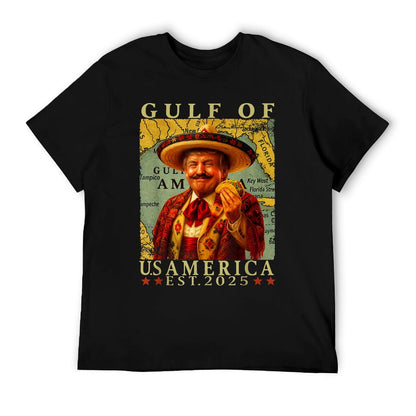 Retro Gulf Of USA America Mexico Trump Mexico Taco Funny Affordable Price T-Shirt