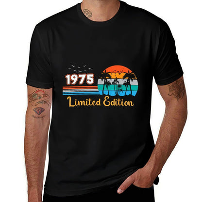 50th Birthday Man Woman 50 Years 1975 Decorative Funny Gift  Relaxed-fit T-Shirt