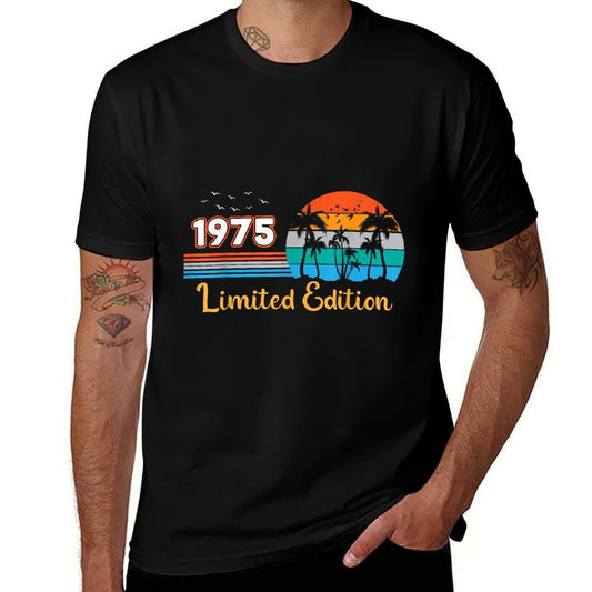 50th Birthday Man Woman 50 Years 1975 Decorative Funny Gift  Relaxed-fit T-Shirt