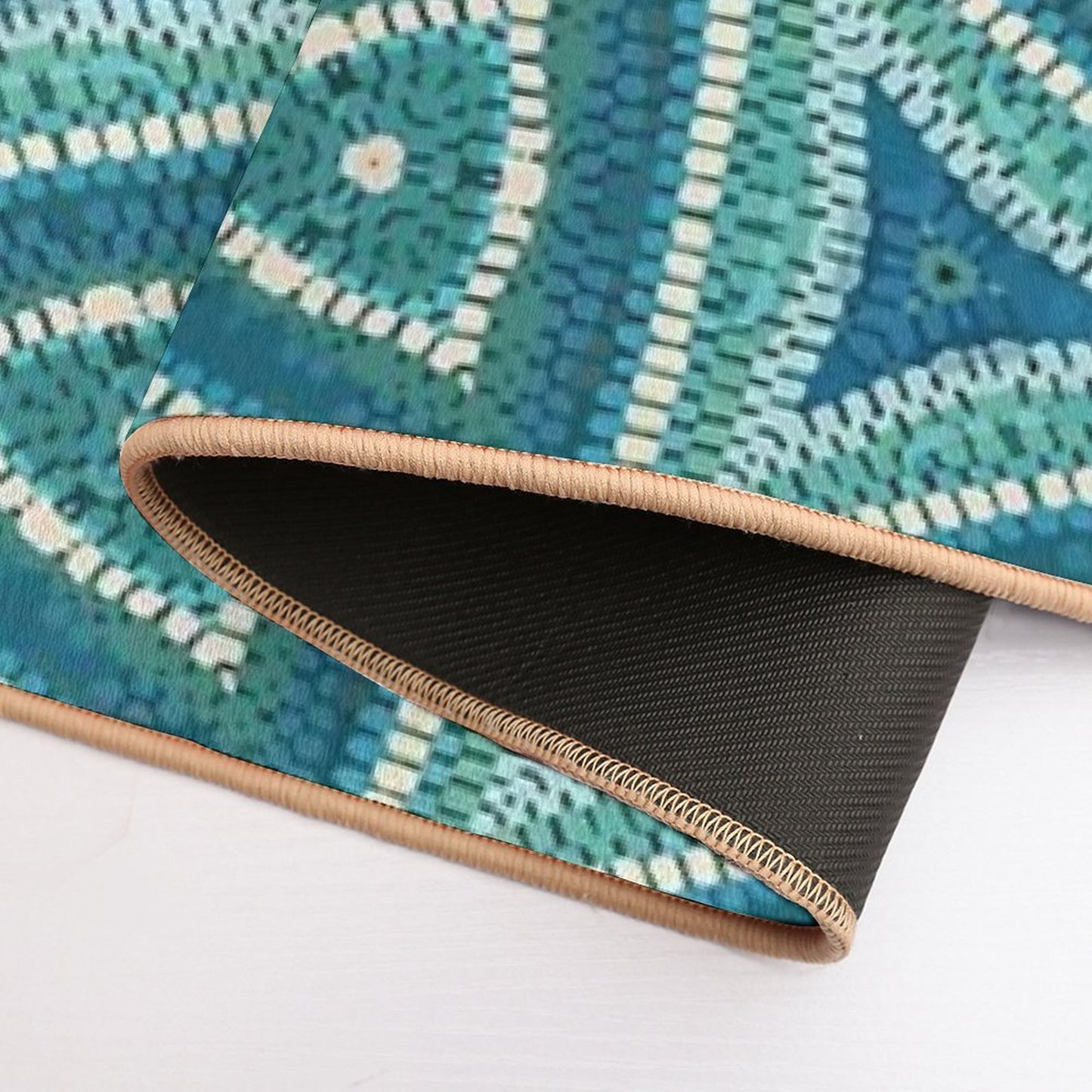 Greek Summer Mosaic  Versatile Bath Mat