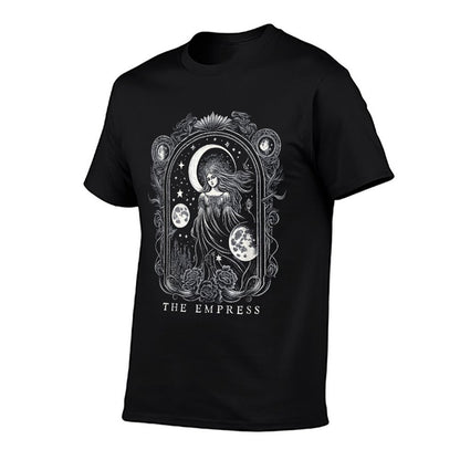 The Empress Tarot Card Goth Emo Occult Graphic Women Girls  Polyester Blend T-Shirt