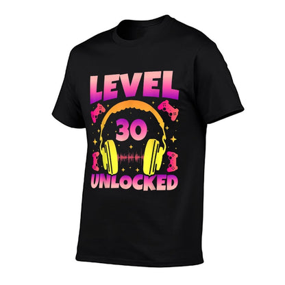 Level 30 Unlocked Video Gamer 30th Birthday  Classic T-Shirt
