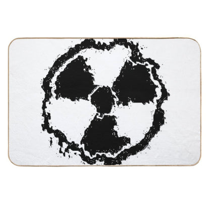 Toxic Hazard Embled  Anti-Trip Bath Mat