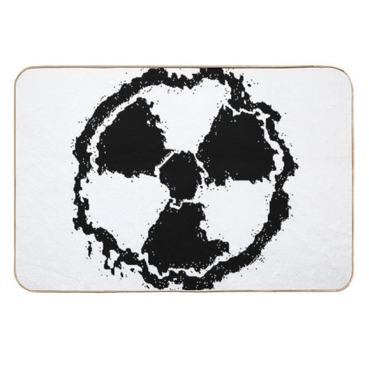 Toxic Hazard Embled  Anti-Trip Bath Mat