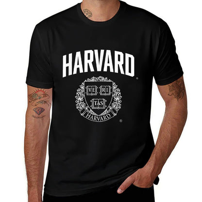 Harvard University Crimson  Official NCAA Merch  HVU002 High-quality Stitching T-Shirt