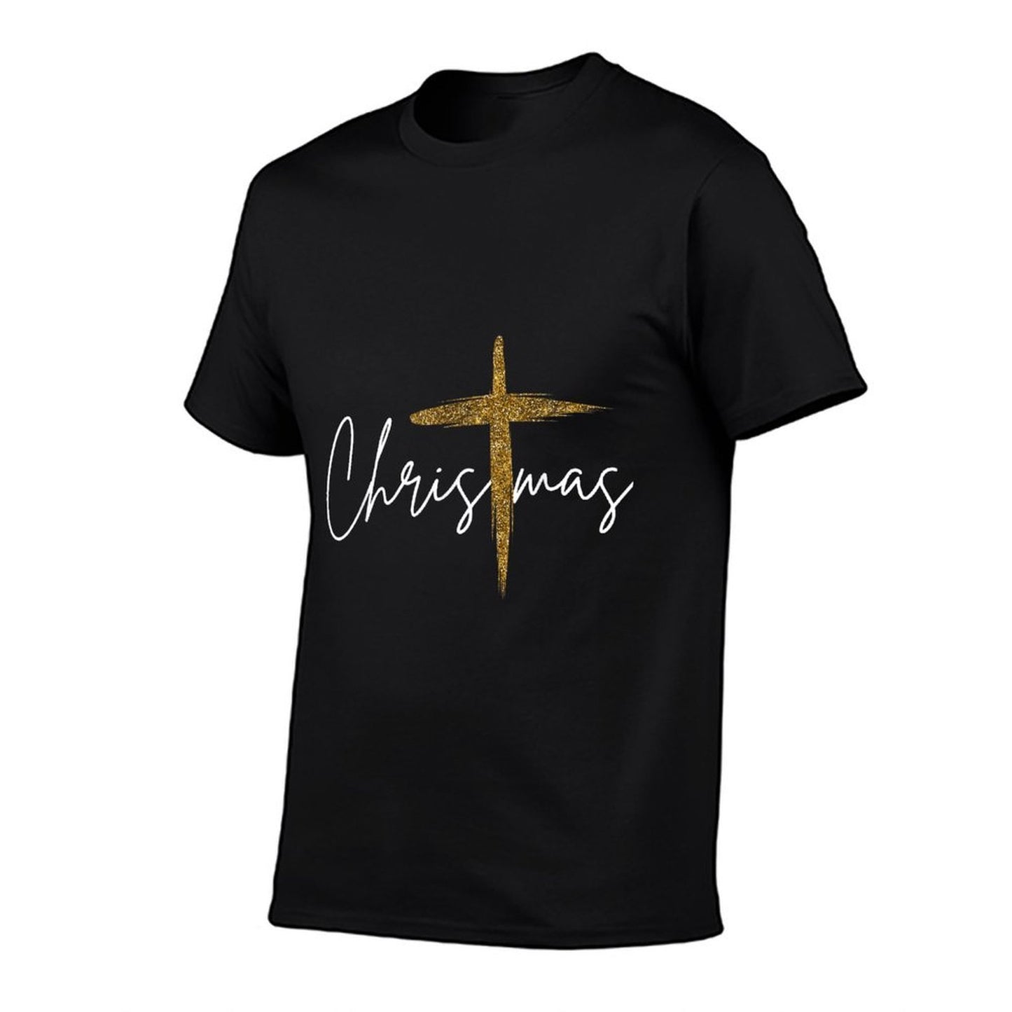 Jesus Christian Cross Merry Christmas Pajamas Family Holiday  Classic T-Shirt