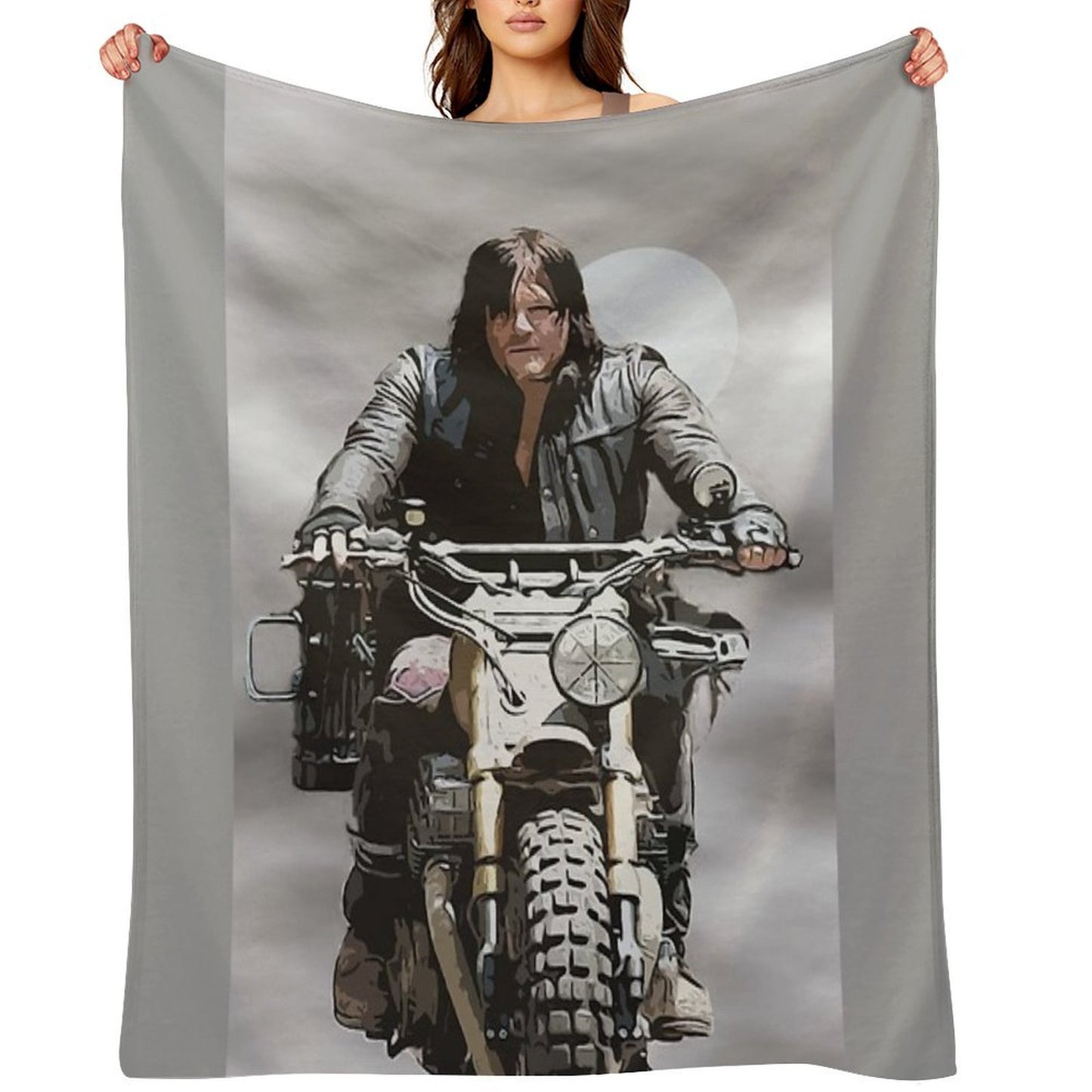 Daryl Dixon Machine-washable Throw Blanket