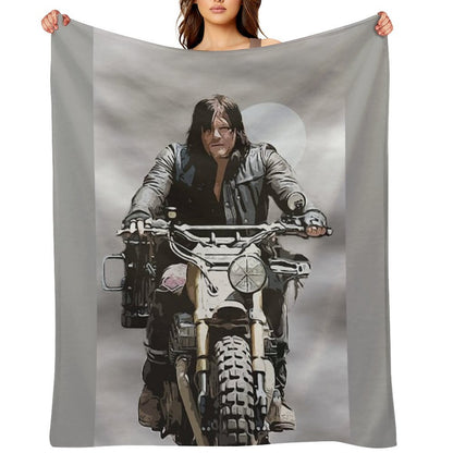 Daryl Dixon Machine-washable Throw Blanket