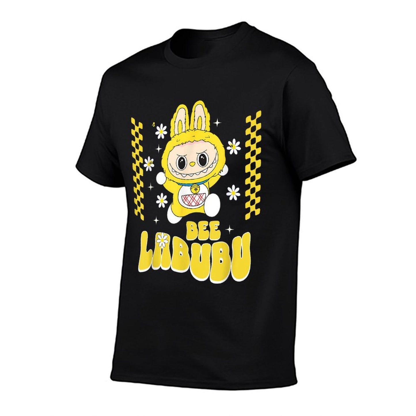 Funny Stylish Bee Labubu Cute Labubu The Monsters  Oversized Silhouette T-Shirt