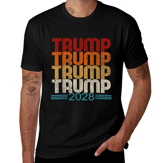 Trump 2028 President Election Campaign Donald Trump 2028 US Comfortable T-Shirt