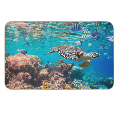 Turtle - Under The Water  Dirt-Trapping Bath Mat