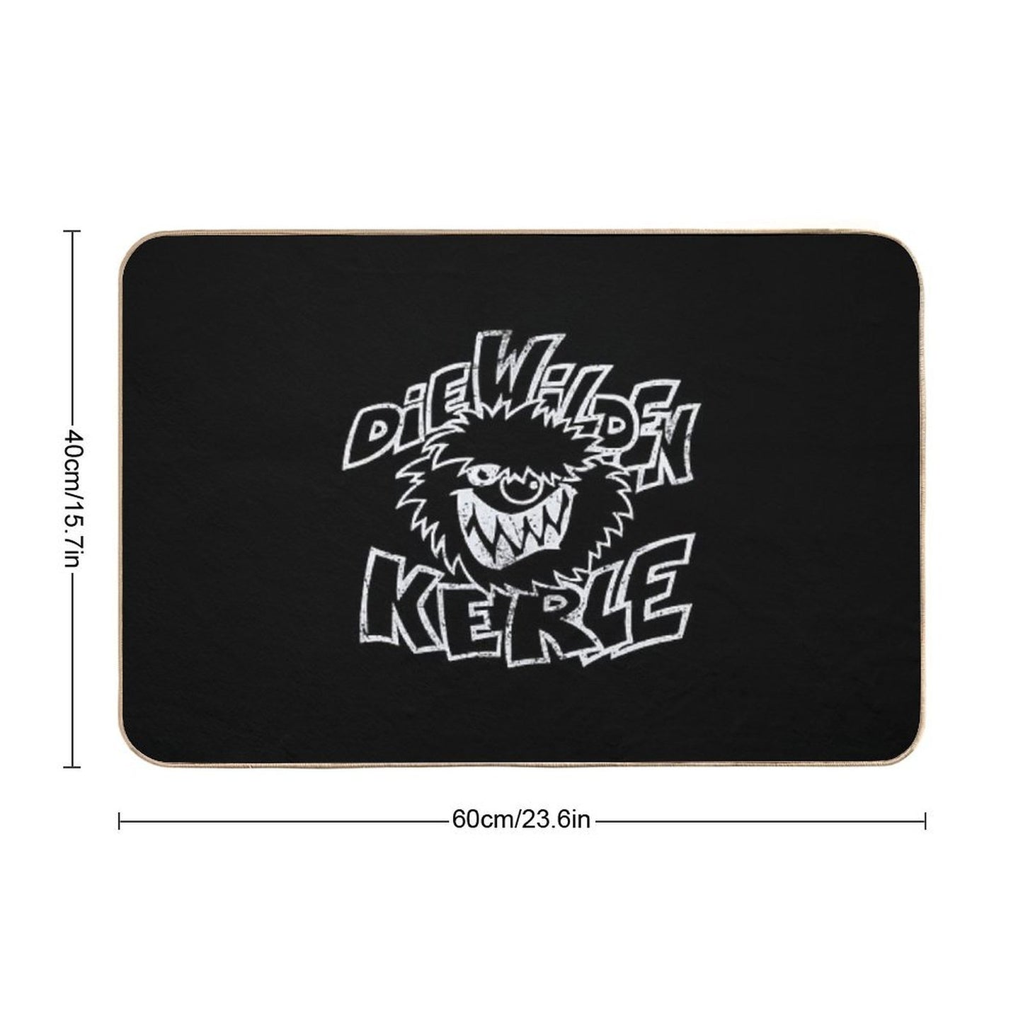 Vintage Wilde Kerle Durable Bath Mat