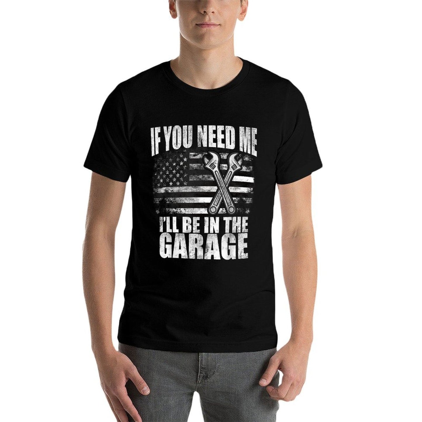 Funny Dad Garage Car Mechanic Men  Versatile T-Shirt