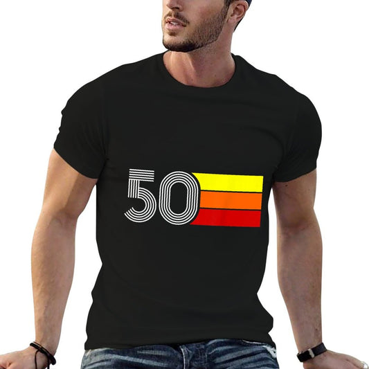 50th Birthday for Men Women - Retro 50  Classic T-Shirt