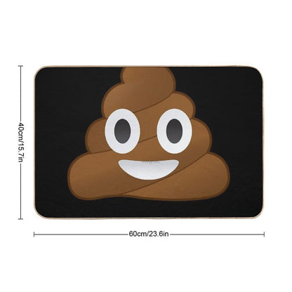 Pile of Poo Emoji  Versatile Bath Mat