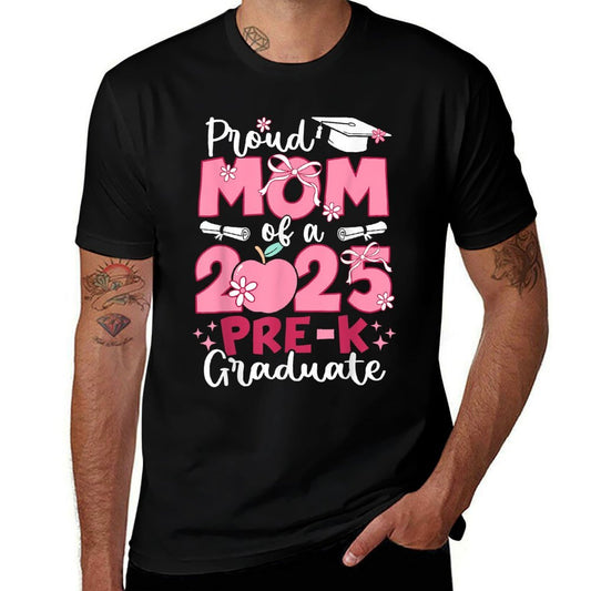 Proud Mom Of 2025 Pre-K Graduate Mothers Day Graduation Prek  Soft T-Shirt