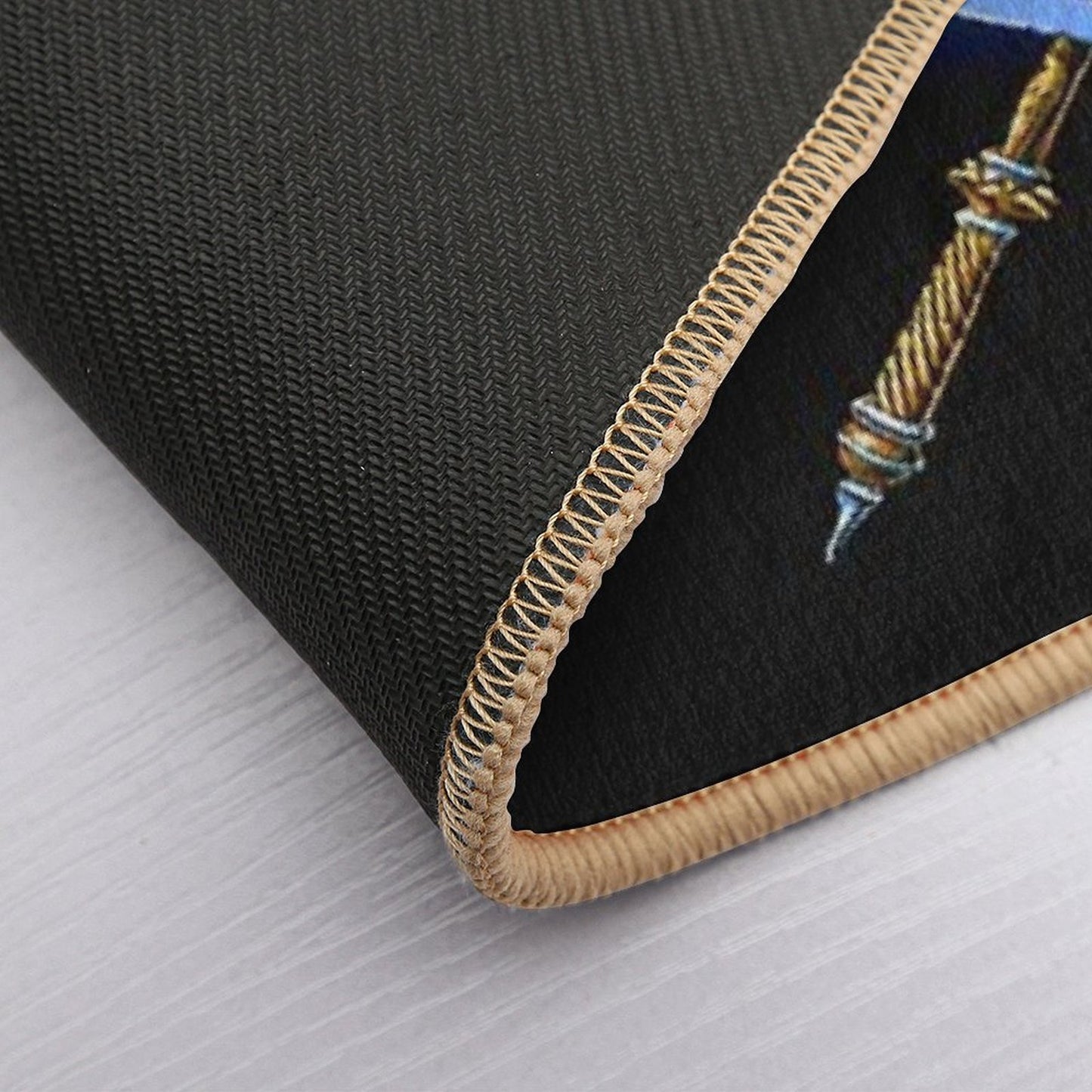 Final Fantasy NES Box Art Retro Video Game  Repositionable Bath Mat