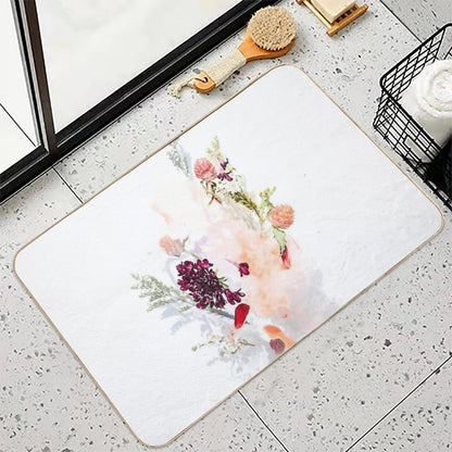 Floral Print Gift Idea for Nature Lovers  Pet-Safe Bath Mat