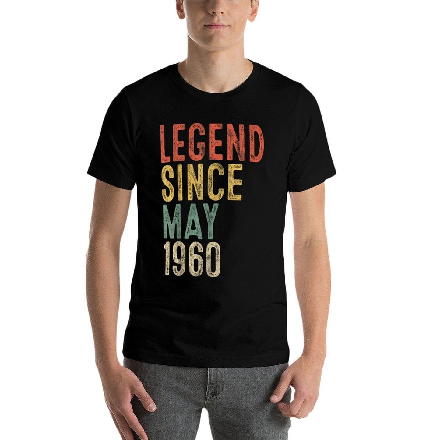 Legend 1960 65th Birthday Gifts for Men Women 65 Year Old  Tagless Design T-Shirt