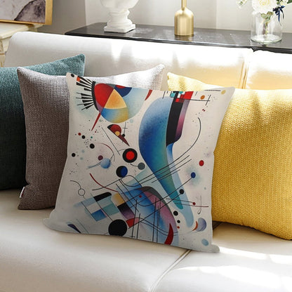 Kandinsky Art Print Soft Gift Ready Throw Pillow