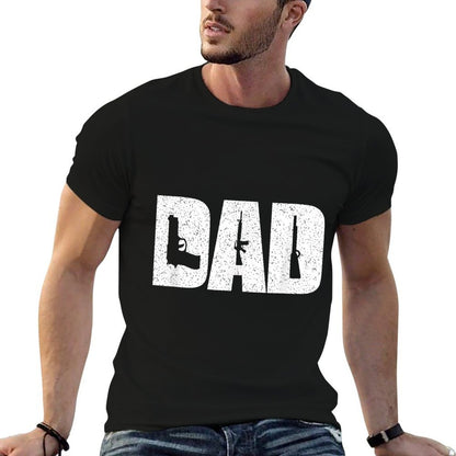 DAD And Guns Collection Vintage  Tagless Design T-Shirt