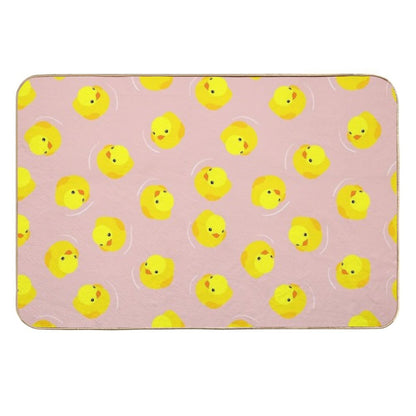 Rubber Ducks - Pink  Anti-Trip Bath Mat
