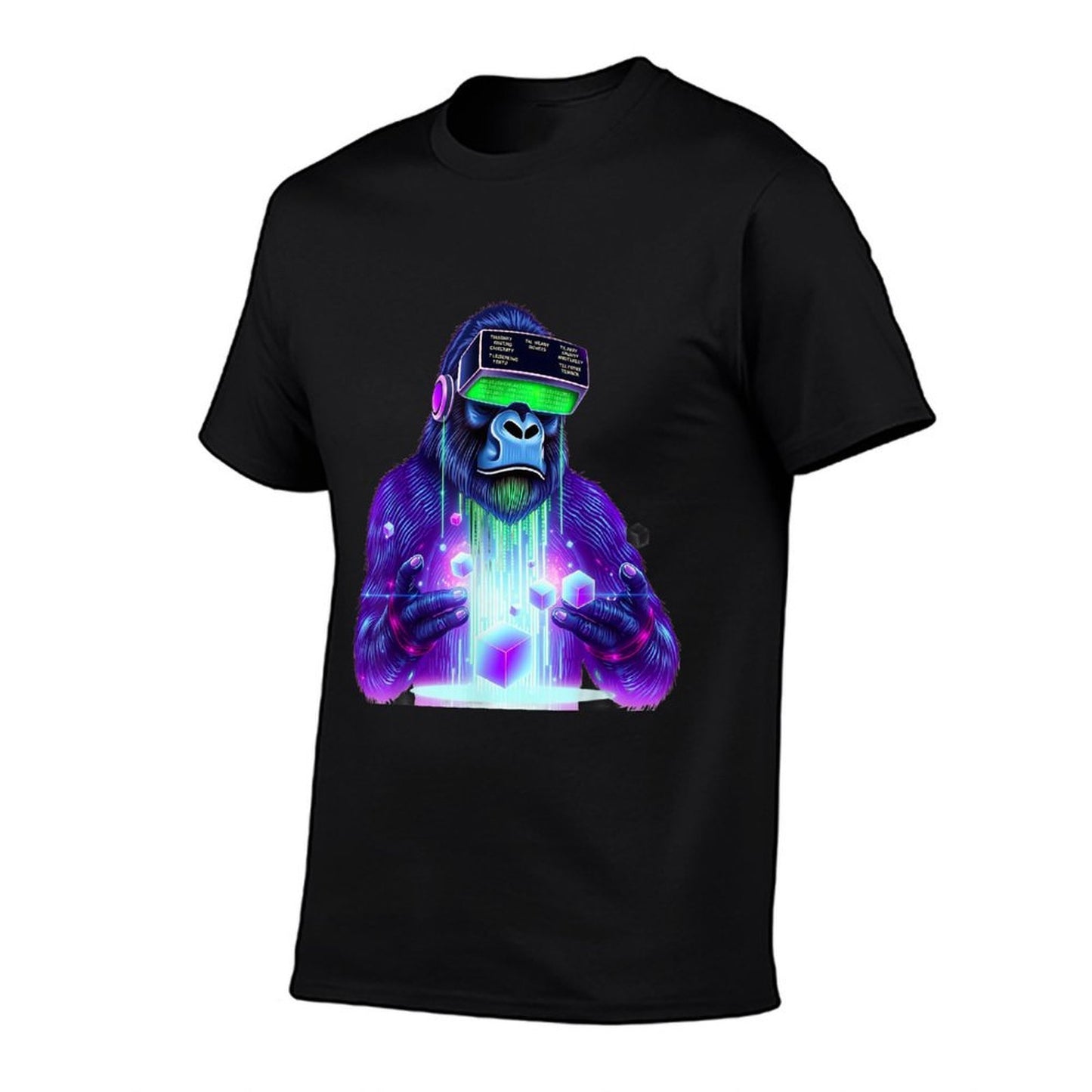 Gorilla VR Gamer Playing Tag Boys Funny Adult Gorilla VR  Trendy Pattern T-Shirt