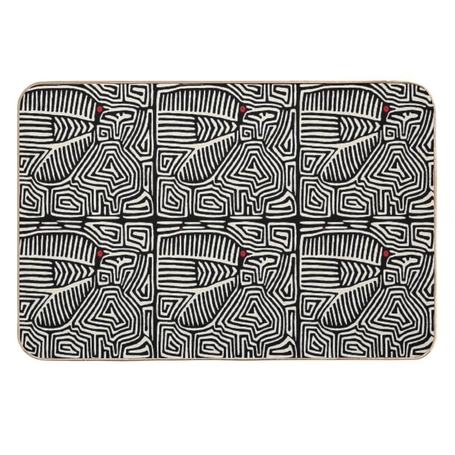 Kuna Indian Pajaro  Multi-Purpose Bath Mat