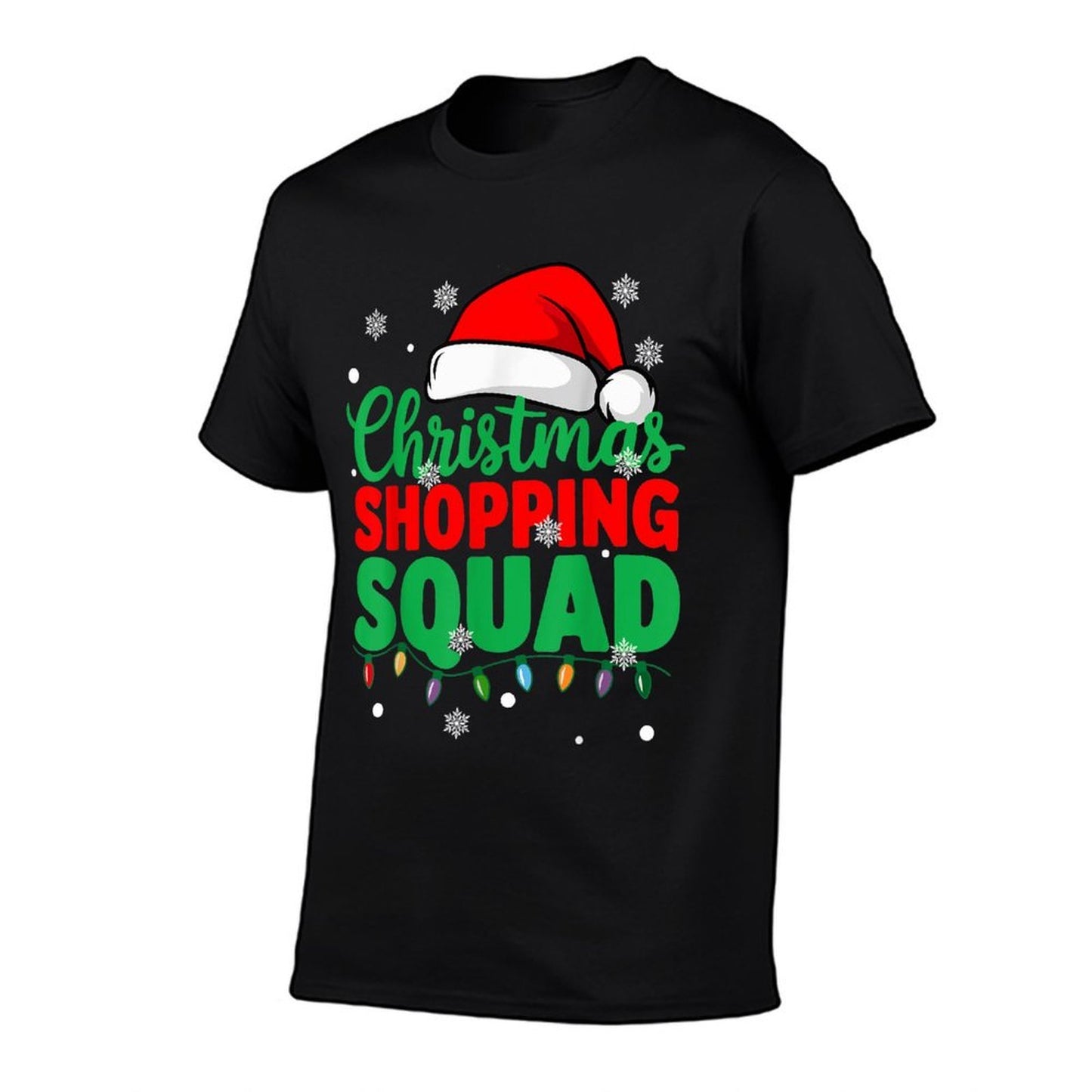 Christmas Shopping Squad Holiday Shopper Group Santa Hat  Breathable T-Shirt