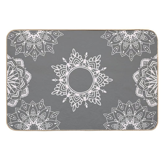 Peculiar Mandala Pattern  Non-Slip Bath Mat