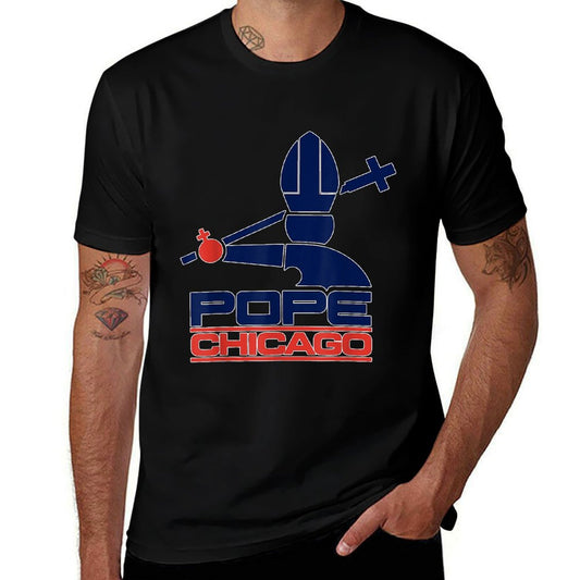 Pope Leo XIV Pope Chicago Tagless Design T-Shirt