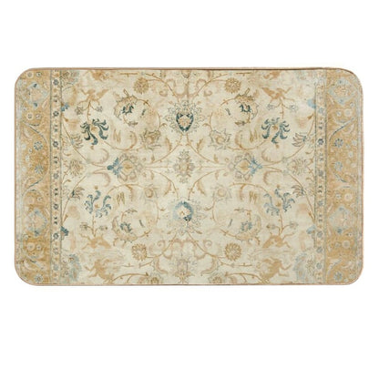 Antique Persian Tabriz  Rug Print  Slip-Resistant Bath Mat