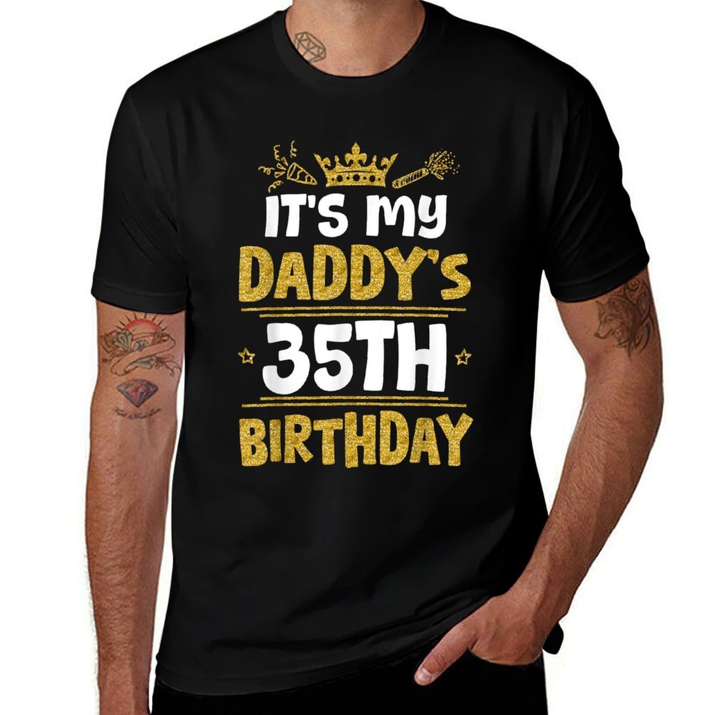 Happy It's My Daddy's 35th Birthday 1990 35 Years Old  Classic T-Shirt