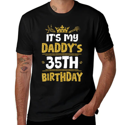 Happy It's My Daddy's 35th Birthday 1990 35 Years Old  Classic T-Shirt