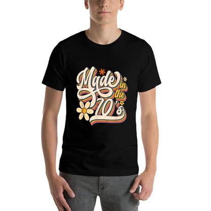 Made In The 70S Retro Created During 1970s Groovy Birthday  Classic T-Shirt