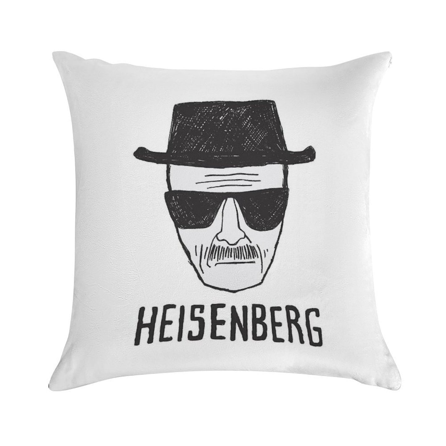 Breaking Bad  Heisenberg Drawing Soft Easy Maintenance Throw Pillow